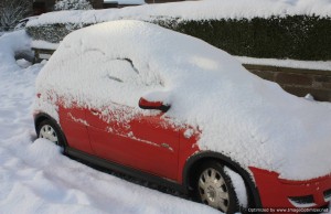 Car in snow